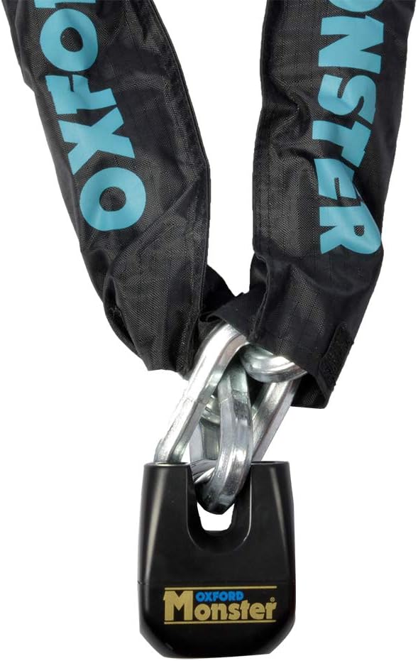 OF16 - Oxford Monster Chain & Lock 1.2m 1.2m Monster, 1.2m Monster