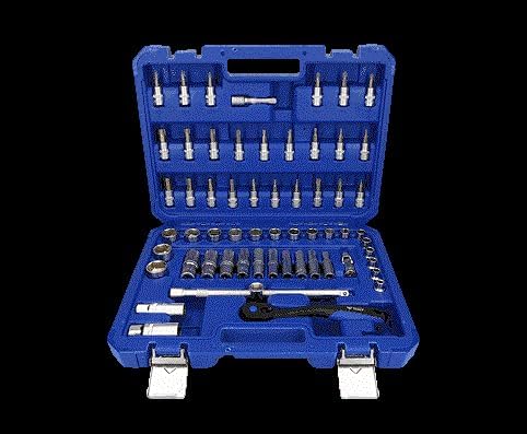 BRILLIANT TOOLS BT021061 3/8 Zoll Steckschlüssel-Satz, 61-tlg [Powered by KS TOOLS]