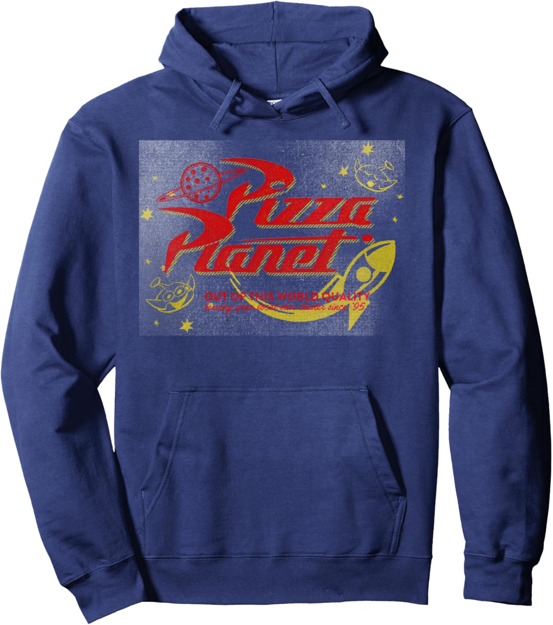 Disney Pixar Toy Story Vintage Pizza Planet Logo Pullover Hoodie