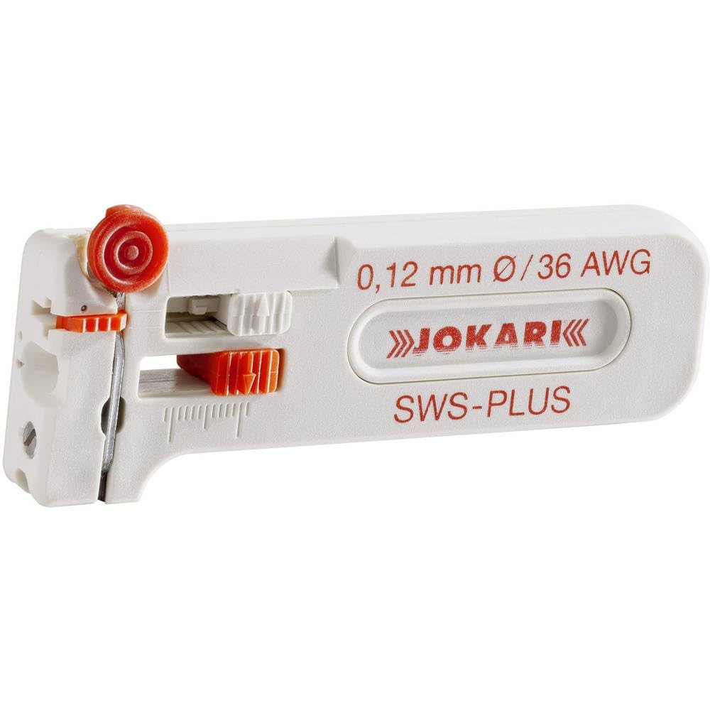 Jokari 40015 Mini-Präzisions-Abisolierwerkzeug SWS-Plus 012 zum Entmanteln von Leitern und Litzen AW