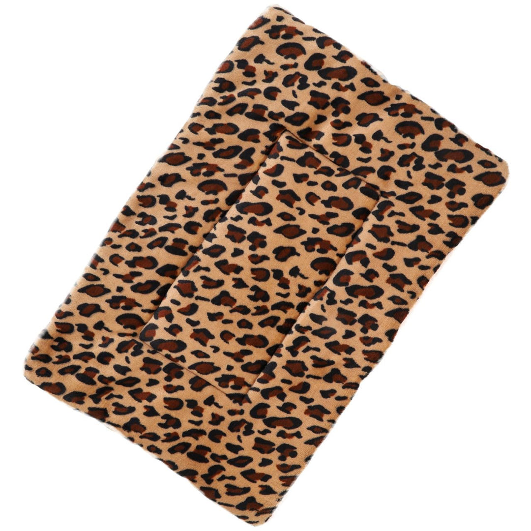 HEMOTON Leopardenmuster Waschbare Haustierunterlage Für Katzen Und Kleine Hunde 19.69X13.39X1.57 Zol