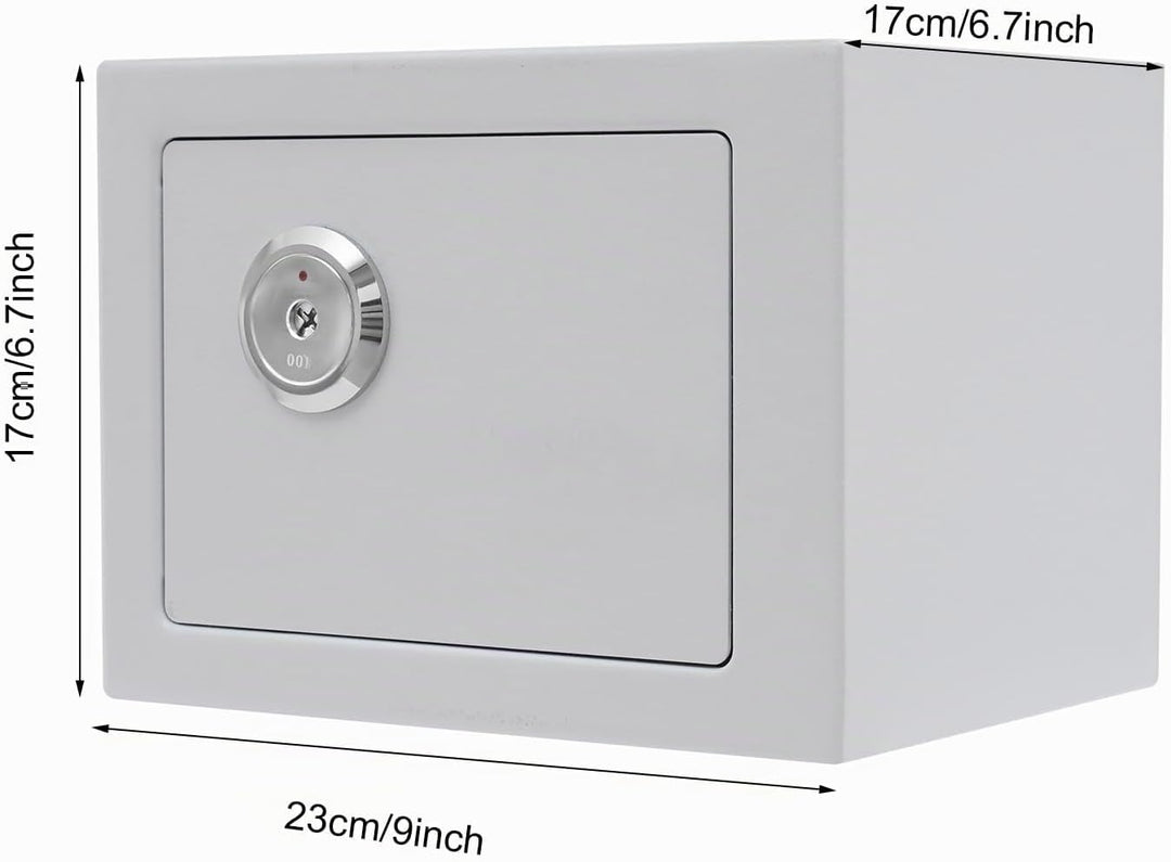 Tresor Safe mit Einwurfschlitz – Spartresor aus Stahl (4,6L) – Münzbetrieben, Mechanisches Schlüssel