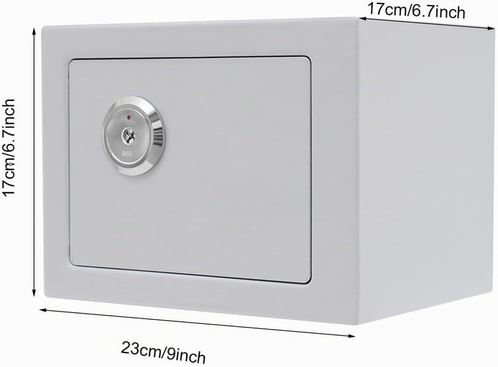 Tresor Safe mit Einwurfschlitz – Spartresor aus Stahl (4,6L) – Münzbetrieben, Mechanisches Schlüssel