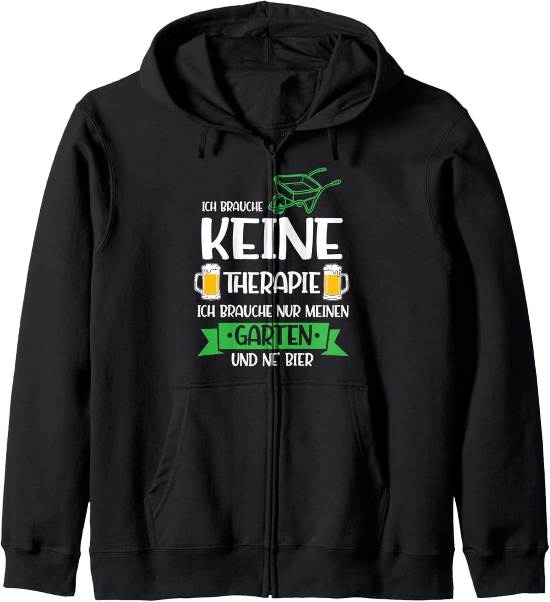 Garten Bier Gartenarbeit Kapuzenjacke