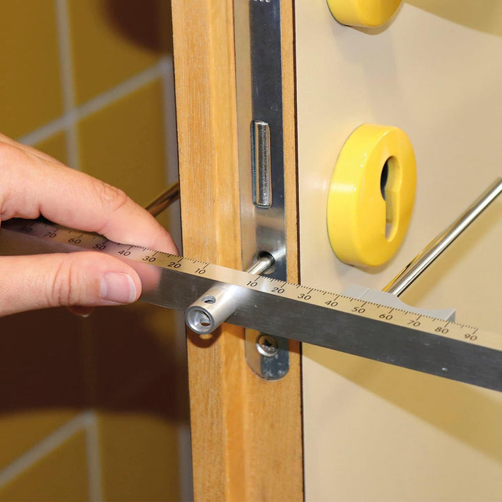 SECOTEC Marchesi 102204081 Zylindermesslehre, Messlehre für Profilzylinder zum Ermitteln der Einbaul