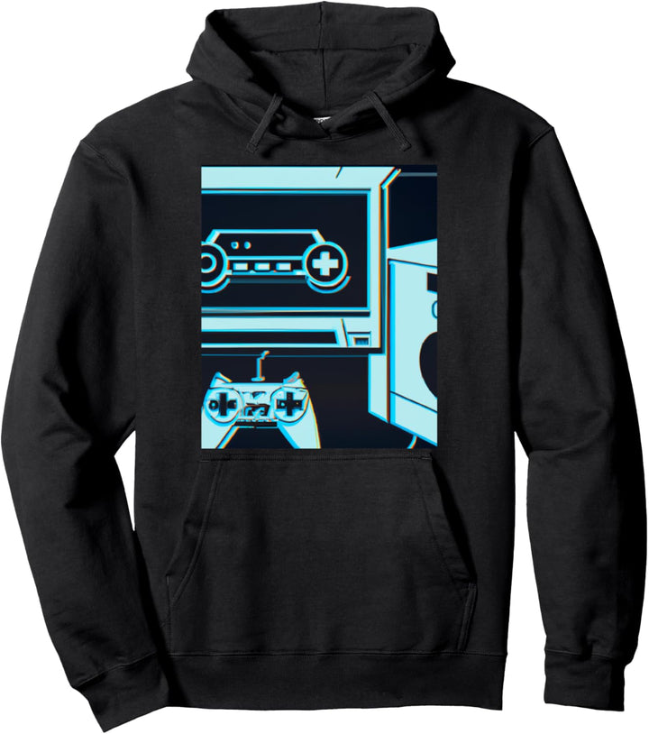 Vaporwave Aesthetic Gaming Konsole Zukunft Pullover Hoodie