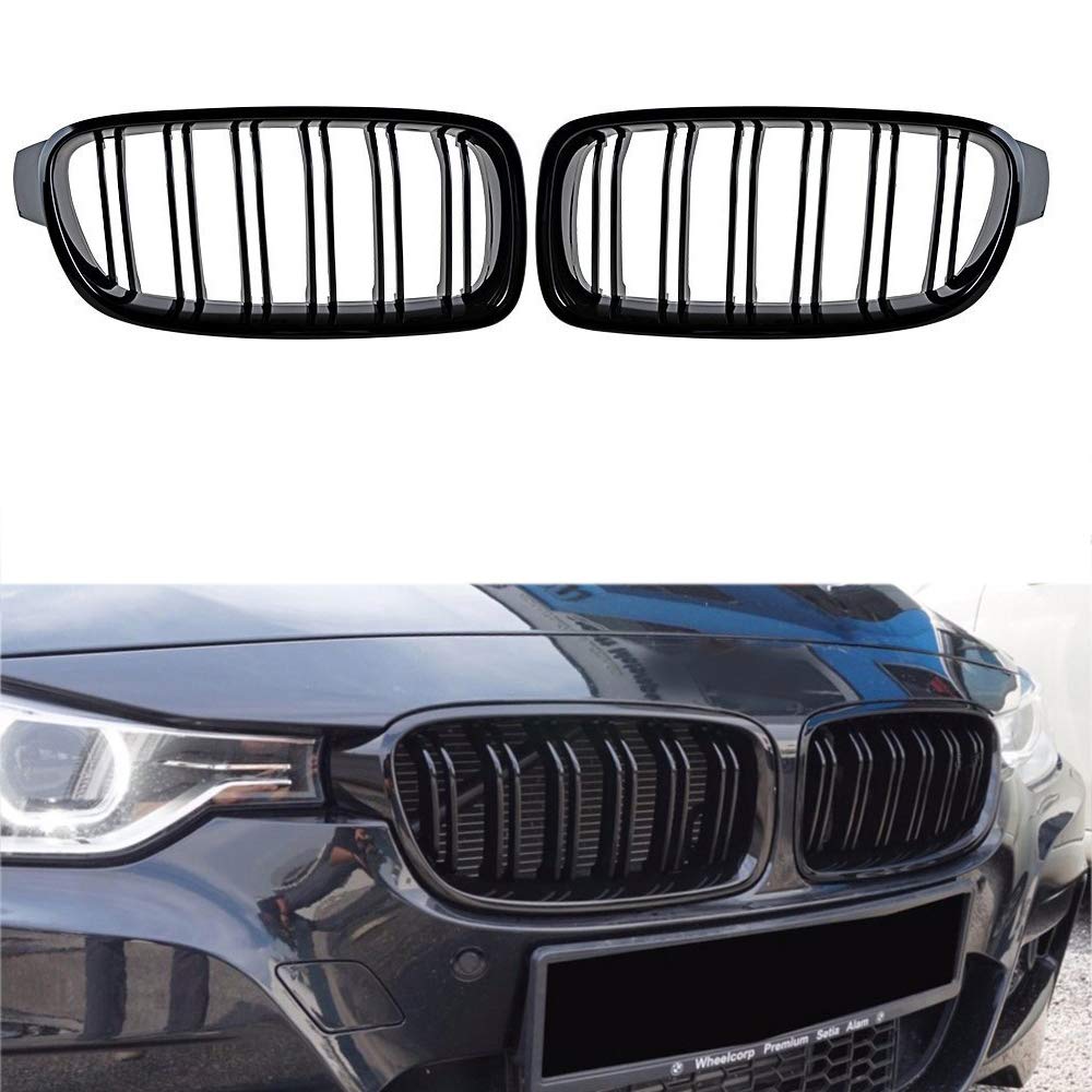 GSRECY Für F30 F31 2012-2018 3 Serie 318d 320d 330d 320i 328i 335i 335i xDrive Twin Fins Front Kinde