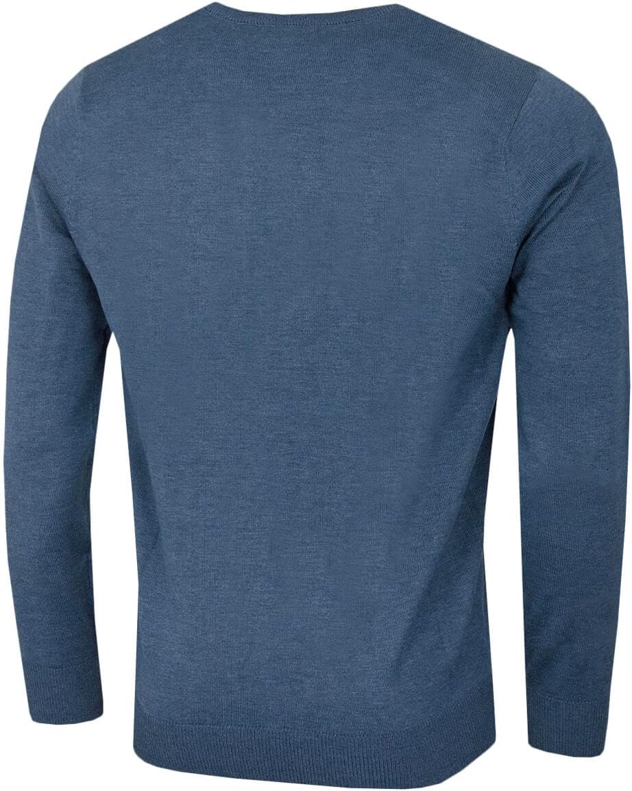 Calvin Klein Herren mit Rundhalsausschnitt aus weicher Baumwolle Sweater M Denim Marl, M Denim Marl