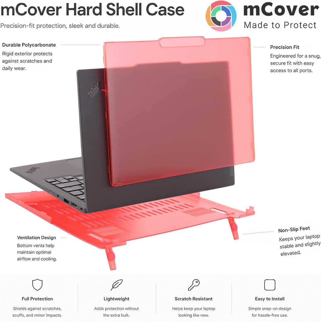 mCover Hartschalen-Schutzhülle, nur kompatibel mit Lenovo ThinkPad X1 Carbon Gen 12 Windows Notebook