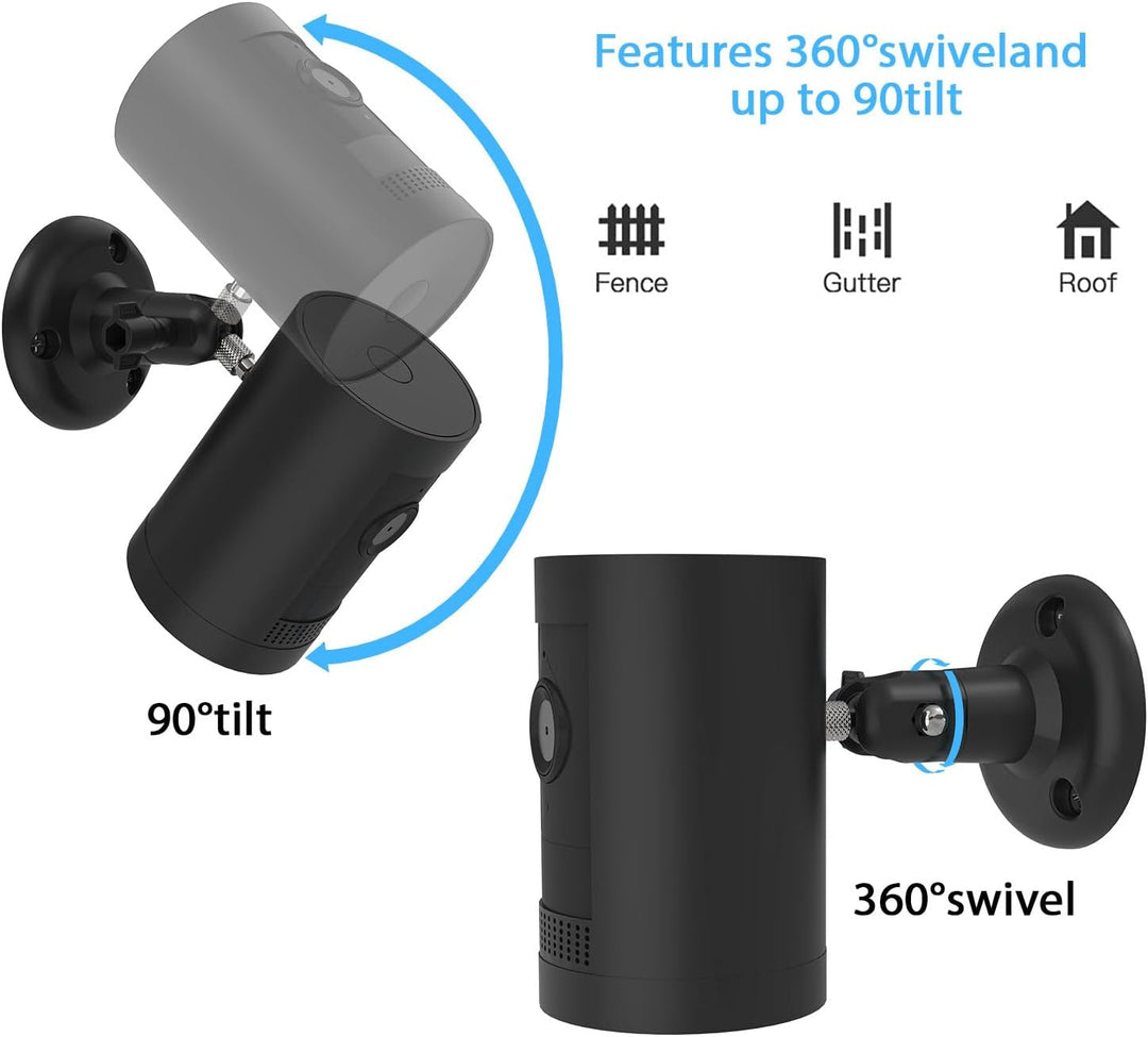 HOLACA Wandhalterung Kompatibel mit Rin g Stick Up Cam(Pro)/Outdoor Camera Plus und Eufy & Arl o Kam