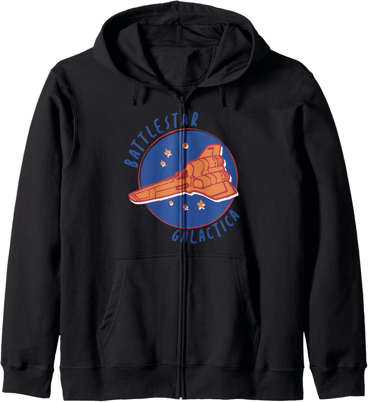 Battlestar Galactica Cartoon Patch Kapuzenjacke