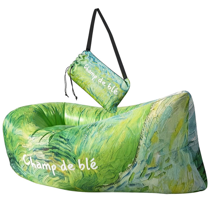 Aufblasbare Hängematte/Luftsofa – Kompakt zusammenfaltbar – Tragkraft: 181 kg – Masse: 160 x 76 x 53