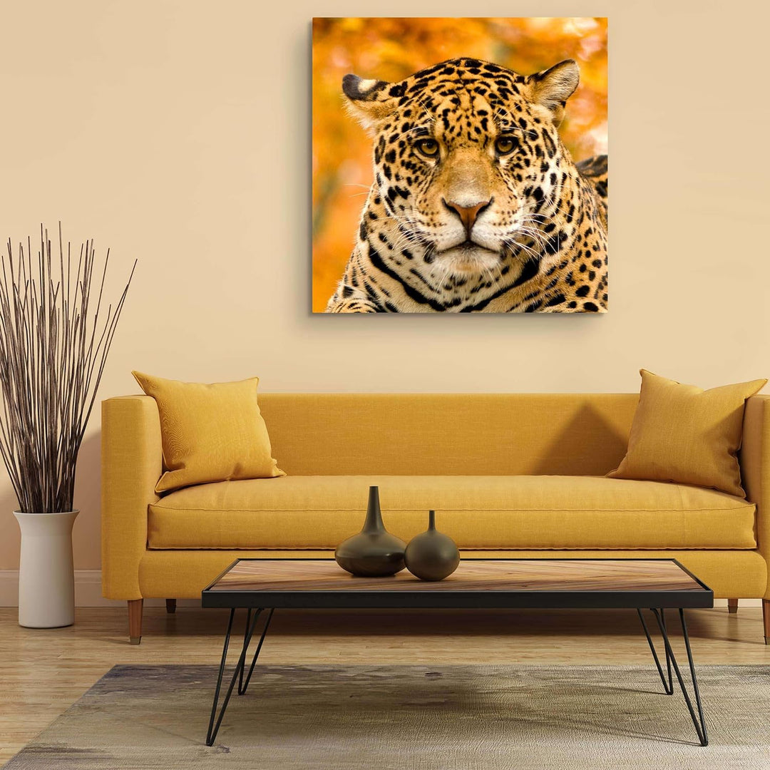 Startonight Bilder Jaguar, Leinwandbilder Moderne Kunst, Tiere Wanddeko Kunstdrucke, Wandbilder 80 x