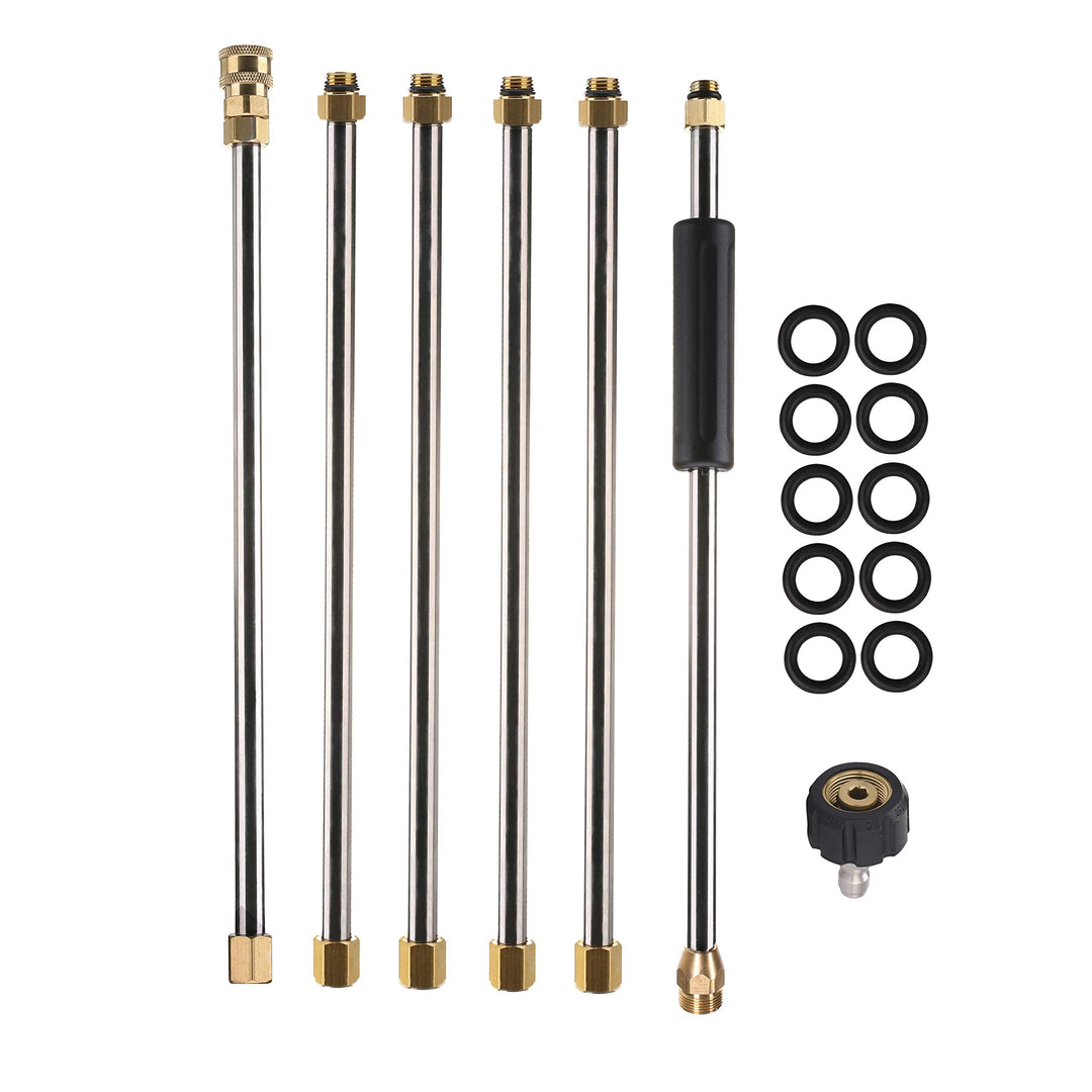 Tool Daily Hochdruckreiniger-Verlängerungsstab, 228,6 cm Hochdruckreiniger-Lanze, 1/4 Zoll Schnellan