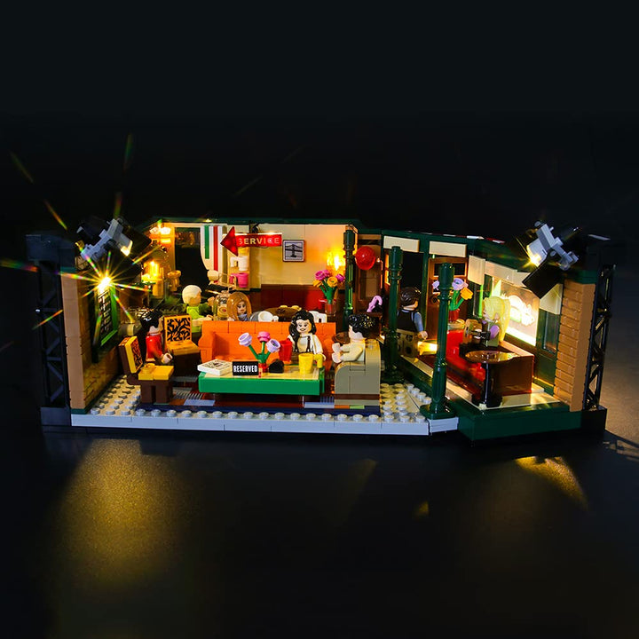 GEAMENT LED Licht-Set für Ideas Friends Central Perk Café - Kompatibel mit Lego 21319 Bausteinen (Mo