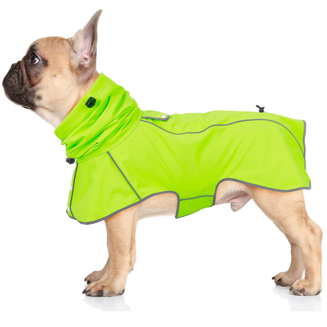 Hunderegenmantel - Wasserdichter Regenjacke für Hunde, Einstellbare Regenmantel für Mittlere, Grosse