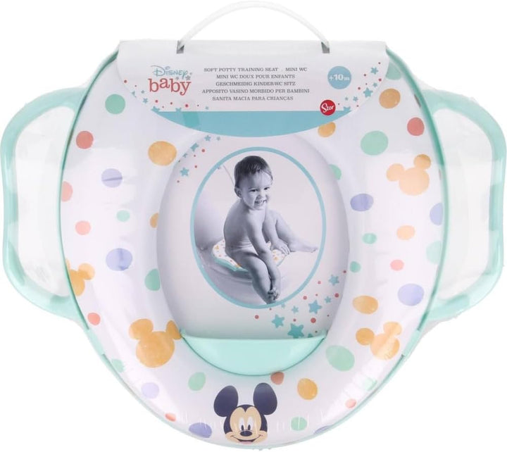 Toilettensitz für Kinder Mickey Disney Universal-WC-Adapter mit Griffen Mickey Maus, Mickey Maus