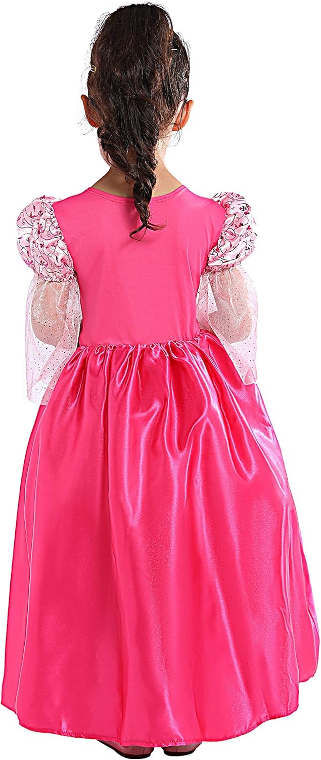 Sincere Party Mädchen Deluxe Prinzessin Fancy Kleid mit Accessoires 7T-8T/122-128 Rosa Prinzessin, 7