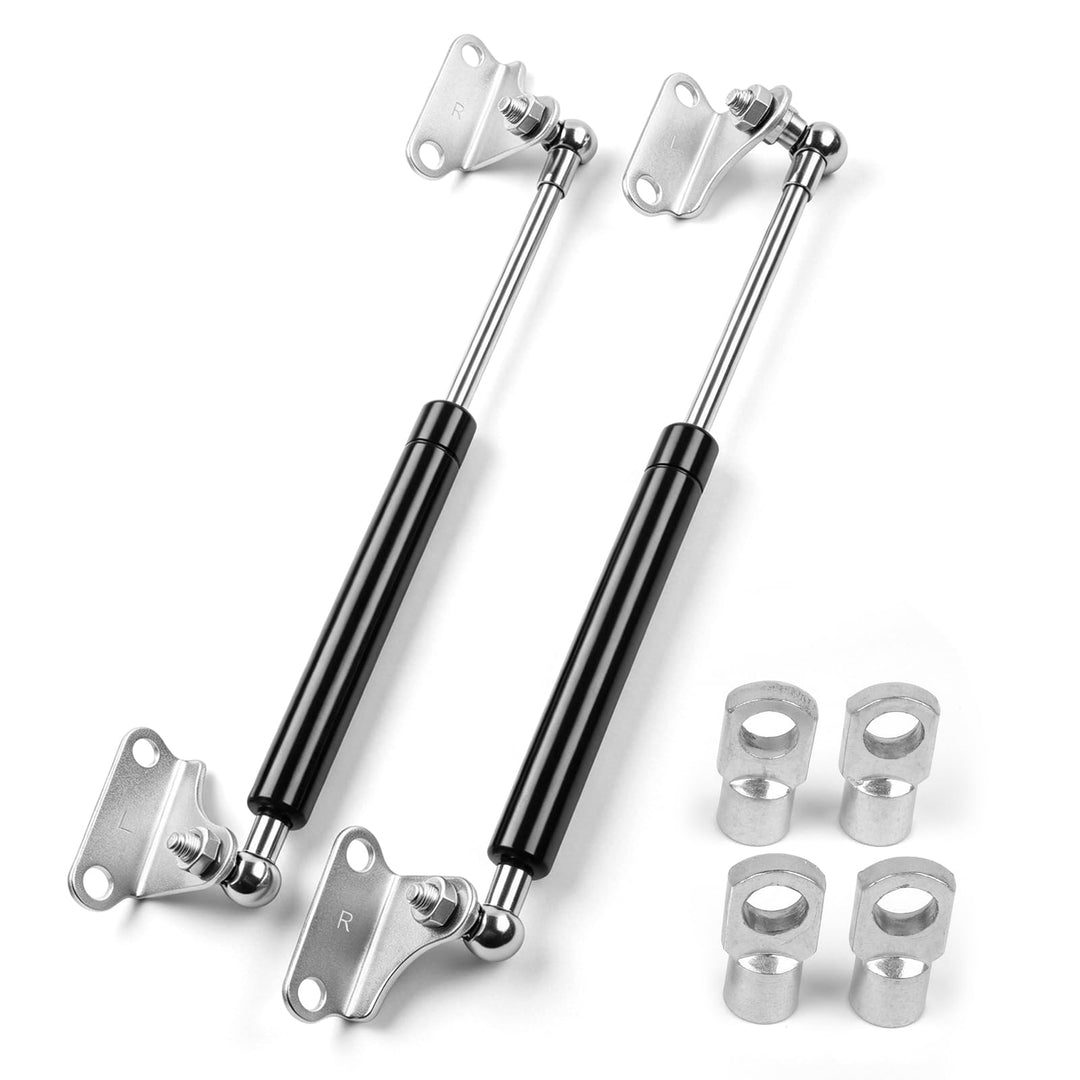 AggAuto 2 Stk Gasdruckfeder 500mm 200N(20kg) mit Kugel- &amp; Flachkopf | Universelle Gasdruckdämpfer &amp;