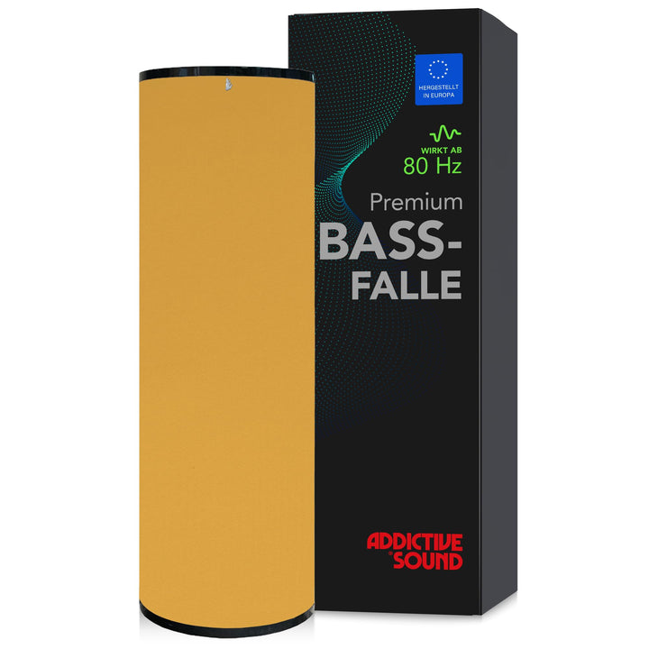 Addictive Sound Premium Schalldämmung Wand 100x30 cm Bassfalle - Akustikpaneele Wand zum Hause, Stud