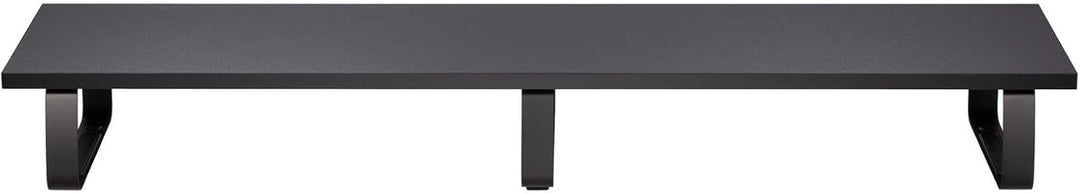 IDIMEX Monitorständer Milford - Desktop-Organizer, Schwarz, 100x27x13 cm, Belastbar bis 20kg, Modern