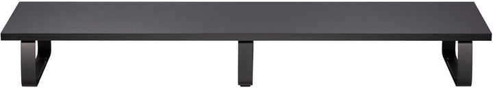 IDIMEX Monitorständer Milford - Desktop-Organizer, Schwarz, 100x27x13 cm, Belastbar bis 20kg, Modern