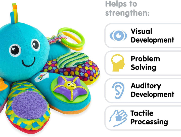 Lamaze Baby Spielzeug%22Captain Calamari, die Piratenkrake%22 Clip & Go, Hochwertiges Kleinkindspiel
