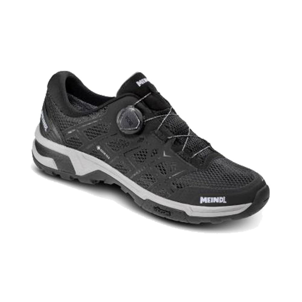 Meindl Herrenschuhe - sportliche Halbschuhe - Schnürschuhe Bike & Walk GTX - BOA 43 EU Schwarz, 43 E