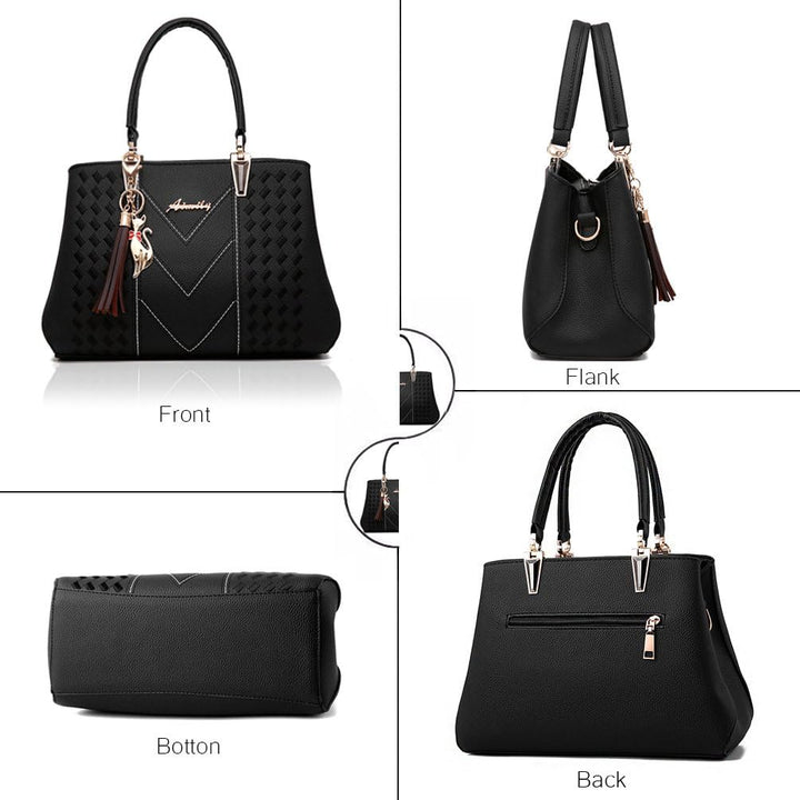ALARION Damen Geldbörsen und Handtaschen Schultertasche Damen Designer Satchel Messenger Tote Bag 1