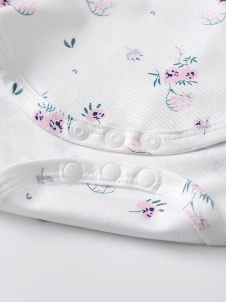 Derouetkia Baby Mädchen Kleidung Langarm Floral Tops + Strumpfhosen Cute Outfit Set 0-3 Monate, 0-3