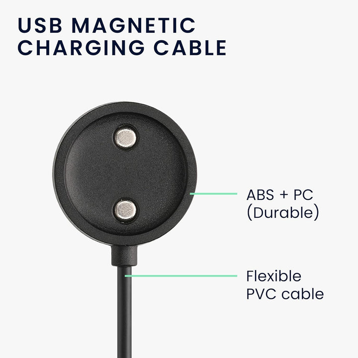kwmobile USB Kabel Charger kompatibel mit Suunto 9 Peak Pro Ladekabel - Smart Watch Ersatzkabel - Fi
