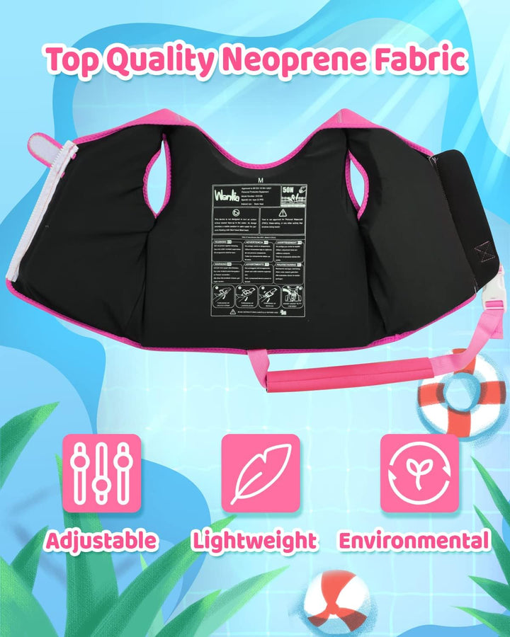 Kinder Schwimmjacke, Kleinkind Neopren Schwimmen Weste Schwimmtraining Hilfe Schwimmende Badeanzug m