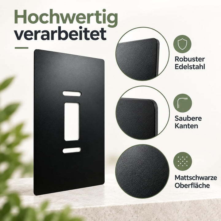 Edelstahl Blende für Blink Videotürklingel 2K