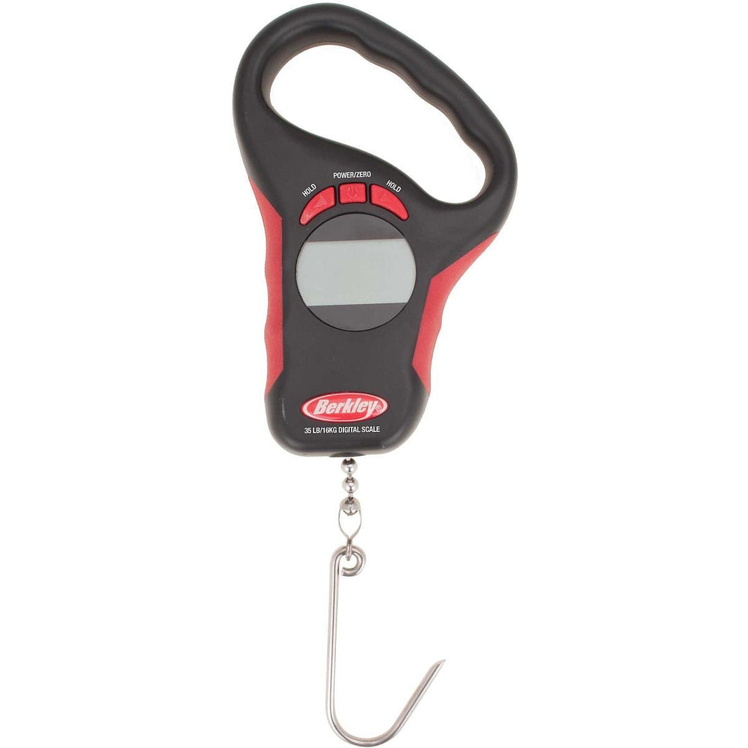 Berkley Unisex-Erwachsene Angelausrüstung Waagen und Messgeräte, rot/schwarz, 35-Pound