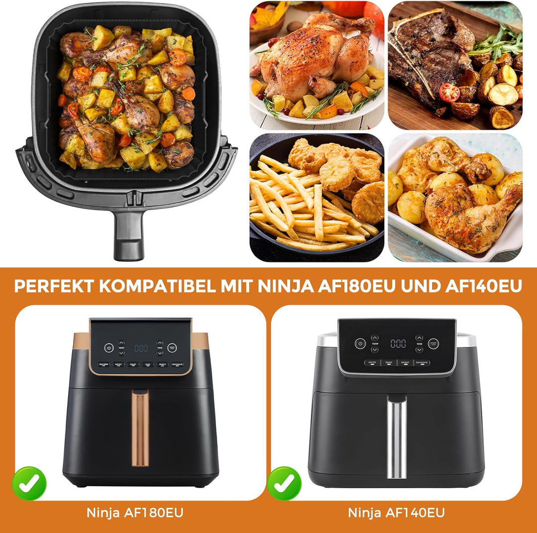 Heissluftfritteuse Zubehör für Ninja Max PRO 6,2L AF180EU und Ninja PRO 4,7L AF140EU Heissluftfritte