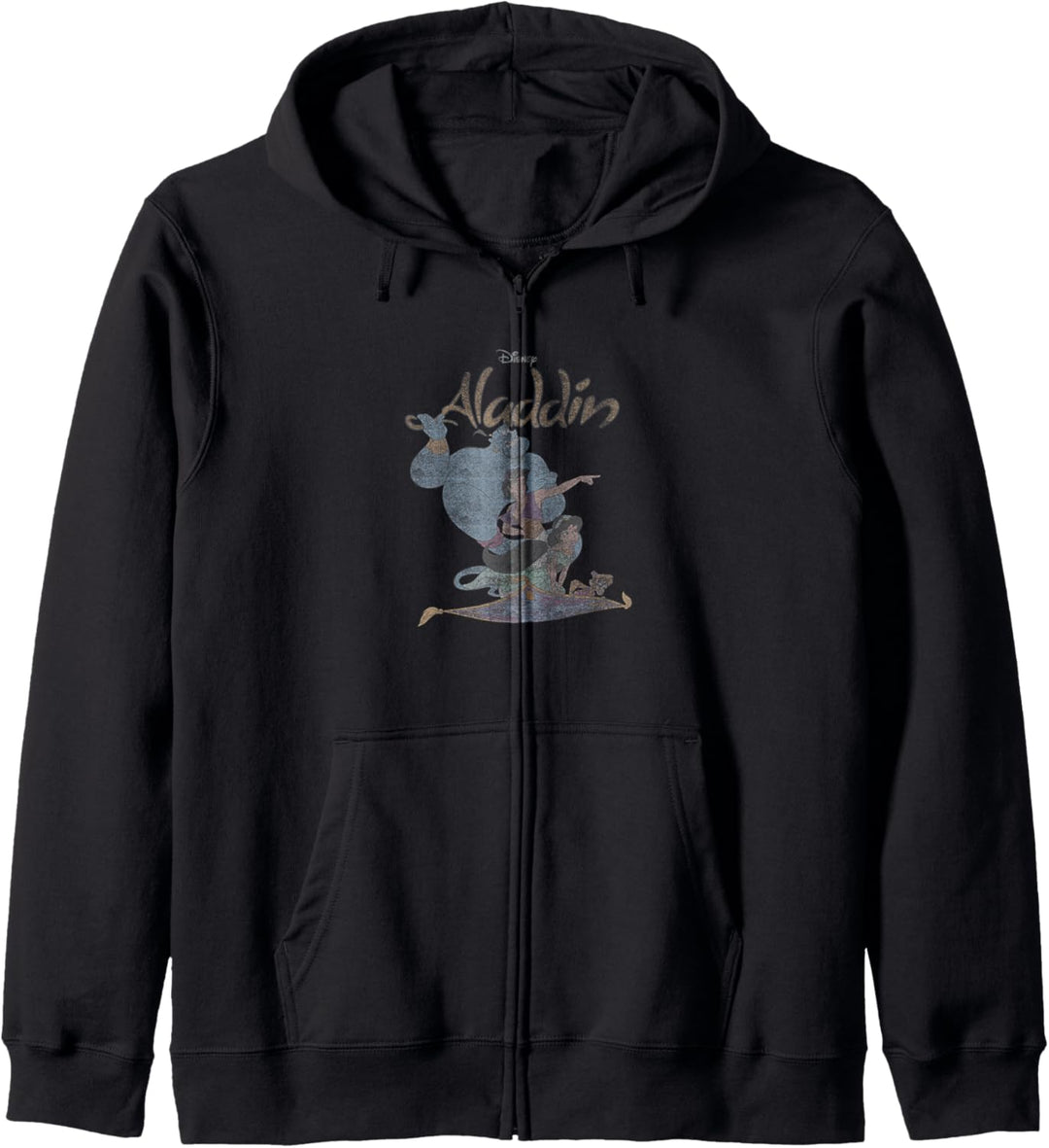 Disney Aladdin Group Shot Distressed Flying Buddies Kapuzenjacke