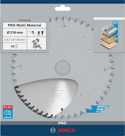 Bosch Accessories Bosch Professional 1x Kreissägeblatt Multi Material (für Multimaterial, Sägeblatt