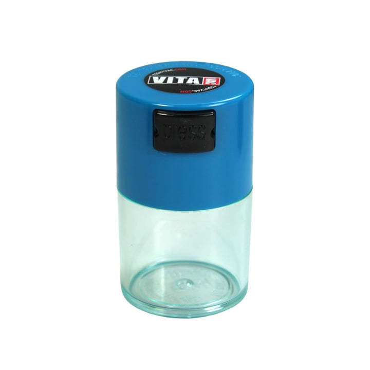 Tightpac America, Inc. Vitavac Luftdichter Behälter, 06 Liter, 2 Flüssigunzen, Blau, Blau