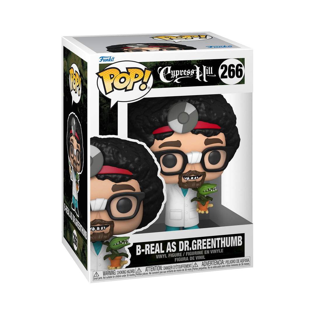 Funko Pop! Rocks: Cypress Hill - B Real - (Dr. Greenthumb) - Vinyl-Sammelfigur - Geschenkidee - Offi