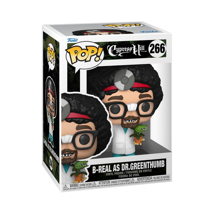 Funko Pop! Rocks: Cypress Hill - B Real - (Dr. Greenthumb) - Vinyl-Sammelfigur - Geschenkidee - Offi