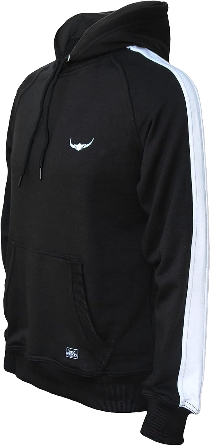 ROCK-IT Apparel® Herren Kapuzenpullover Athletic Solid - Hoody für Sport Freizeit - weiche leichte S