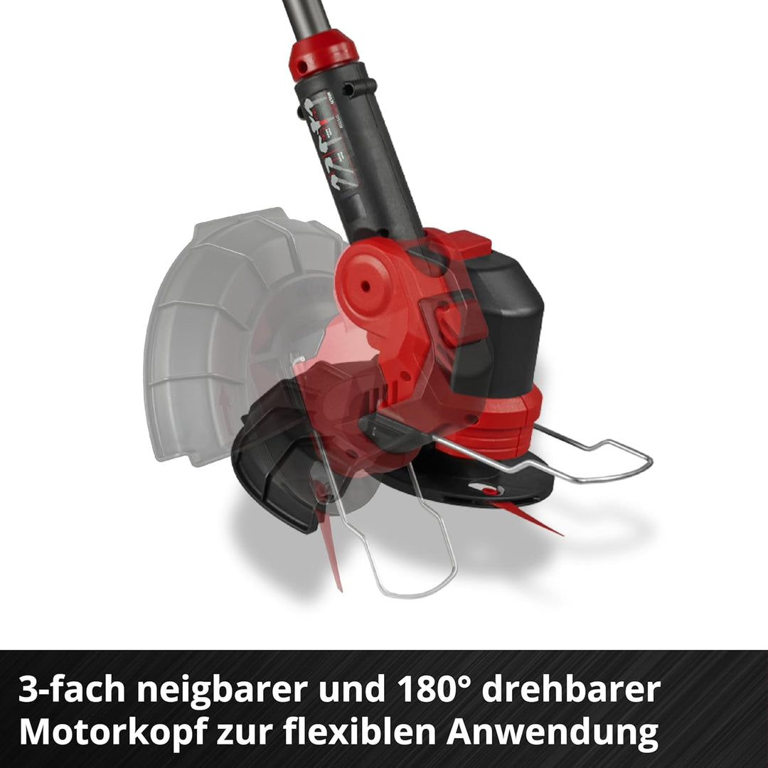 Einhell Akku-Rasentrimmer GE-CT 18/25-1 Li-Solo Power X-Change (18 V, 25 cm Schnittbreite, dreh-/nei