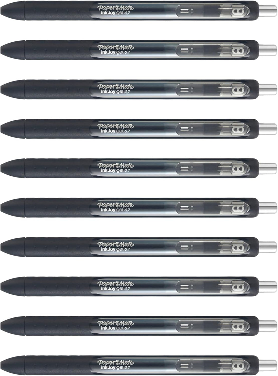 Paper Mate InkJoy Gelstifte | mittlere Spitze (0,7mm) | schwarz | 12 Stück Schwarz 12 Stück (1er Pac