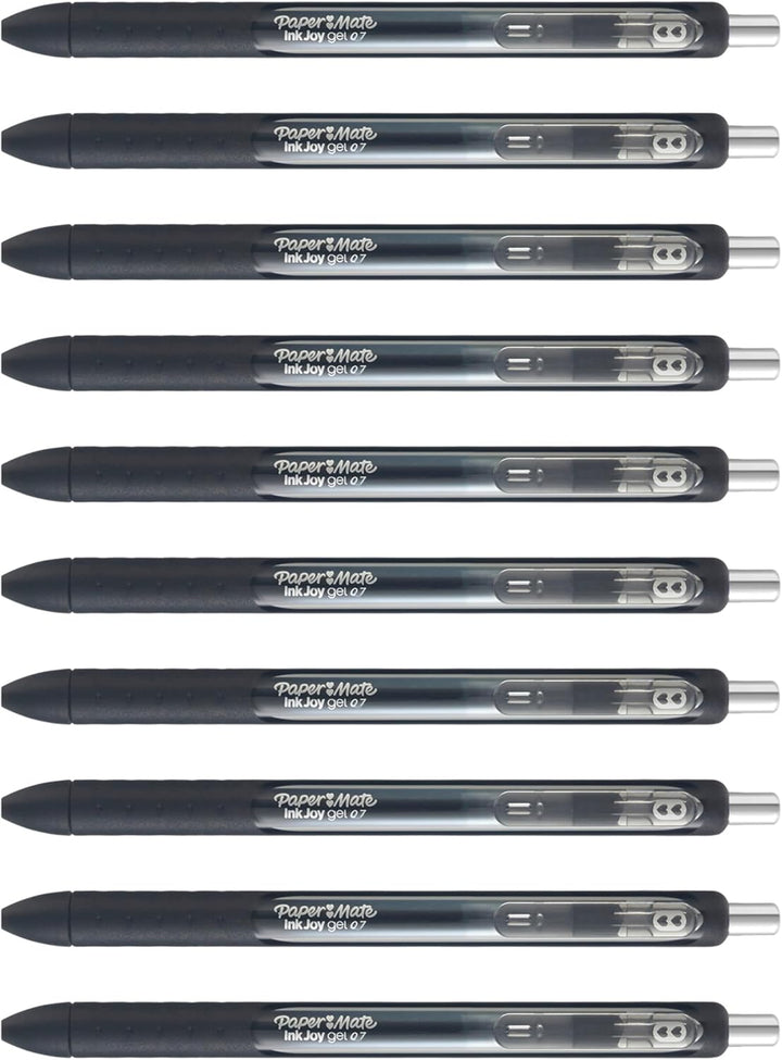 Paper Mate InkJoy Gelstifte | mittlere Spitze (0,7mm) | schwarz | 12 Stück Schwarz 12 Stück (1er Pac