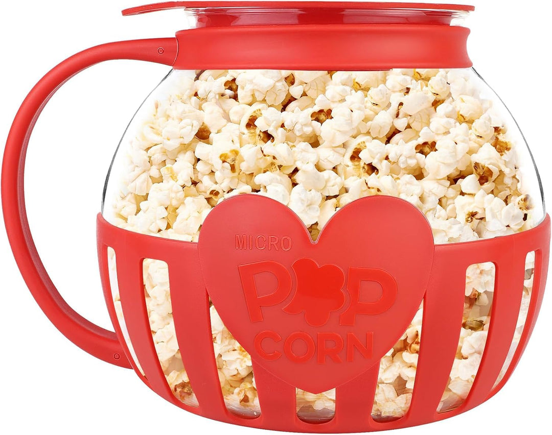 Popcorn Maker, Mikrowellen Popcorn Maker,Borosilikatglas Popcorn Mikrowelle, Spülmaschinenfest, für