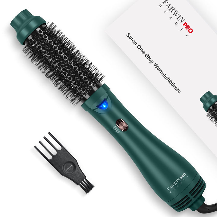 One-Step Warmluftbürste Föhnbürste, PARWIN PRO BEAUTY Rundbürstenföhn, 4 in 1 Rund Haartrockner lock