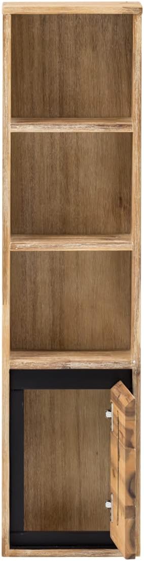 Woodkings® Bad Regal Jolo massiv Holz schmal Hängeregal Badschrank Hochschrank Badmöbel Badezimmer W