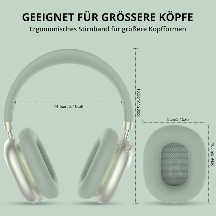FOFUN NC95 Kopfhörer Kabellos Bluetooth 6.0,Hybrid Noise Cancelling Kopfhörer mit Drehknopf,65+ Stun