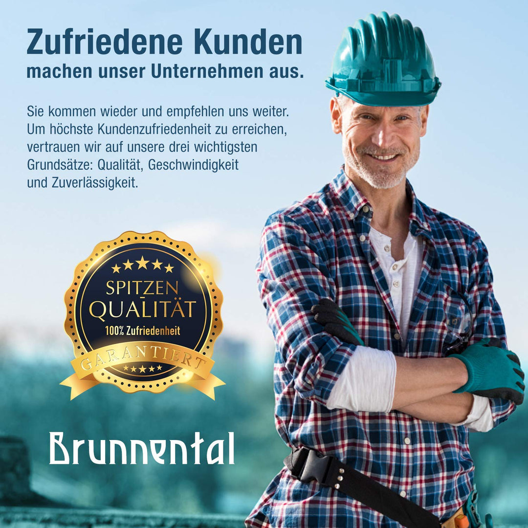 BRUNNENTAL ® Erdbohrer 120mm - Ideal Für Aushubarbeiten - Handerdbohrer - einfache Bedienung Robuste