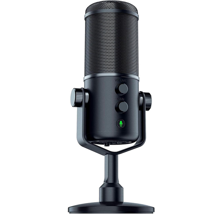 Razer Seiren Elite - USB Kondensator-Mikrofon für Streaming (Kompakt mit integriertem Schockdämpfer,